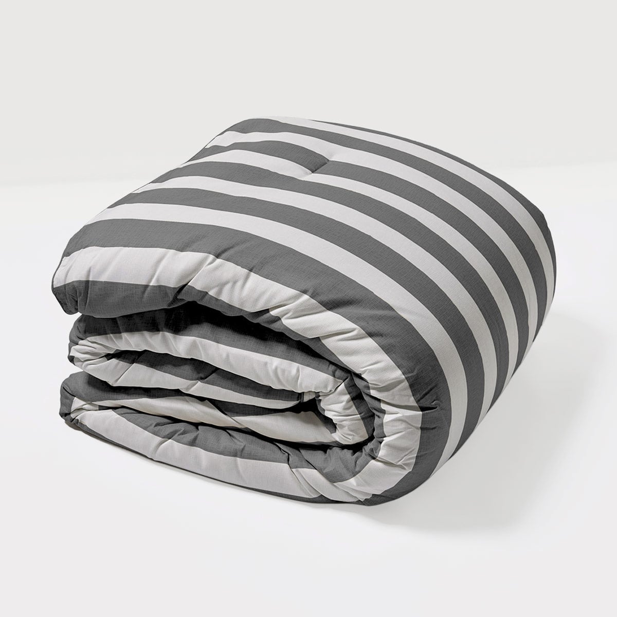 EDREDÓN RIPLEY HOME STRIPES QUEEN GRIS - 4