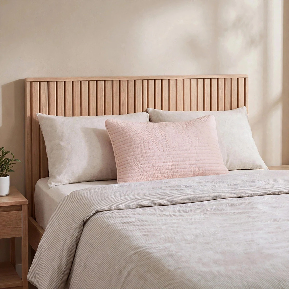 FUNDA DE ALMOHADA RIPLEY HOME CUBRECAMA CATIONIC 50X90 CM ROSA - 1