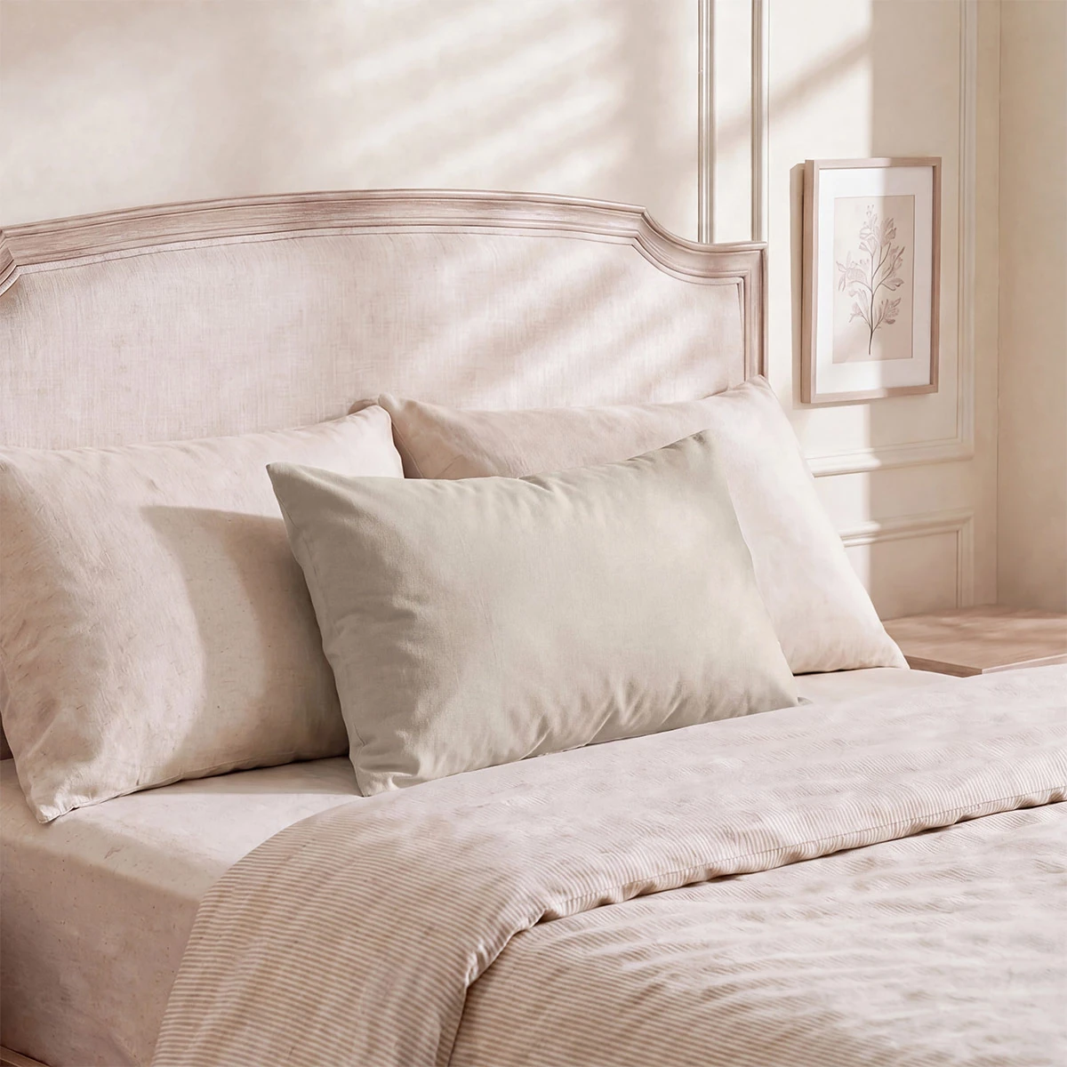 FUNDA ALMOHADA RIPLEY HOME EDREDÓN CLASSIC COLLECTION JACQUARD 50X70 CM BLANCO - 1