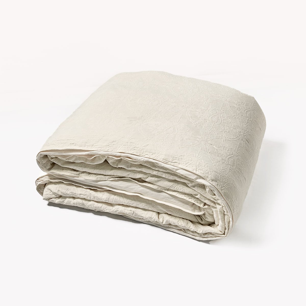 EDREDÓN RIPLEY HOME CLASSIC COLLECTION JACQUARD 2 PLAZAS BLANCO - 4