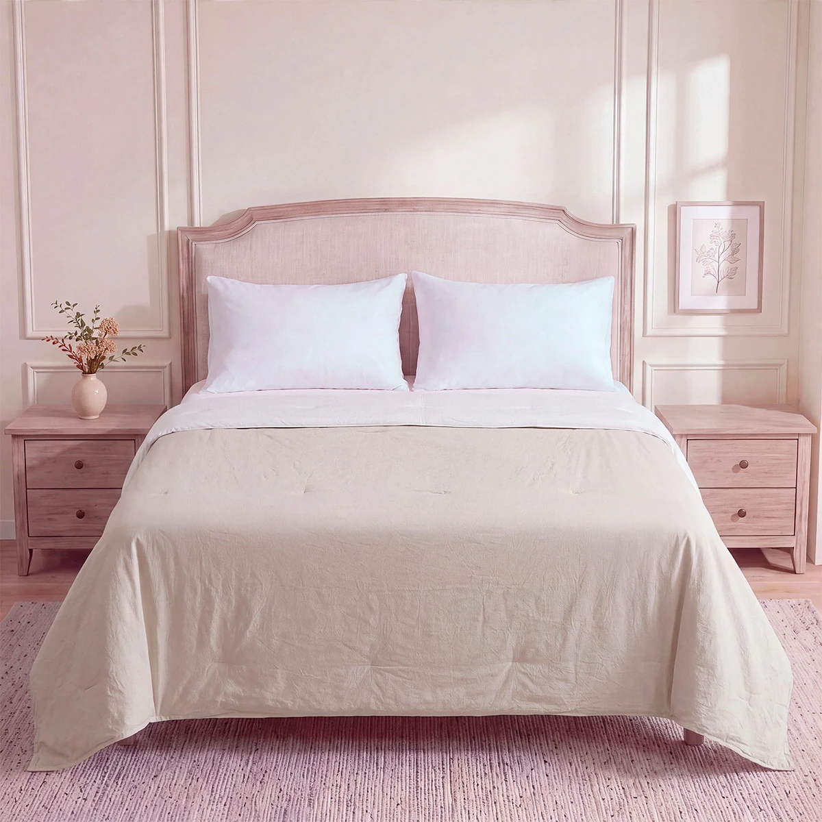 EDREDÓN RIPLEY HOME CLASSIC COLLECTION JACQUARD QUEEN BLANCO - 1
