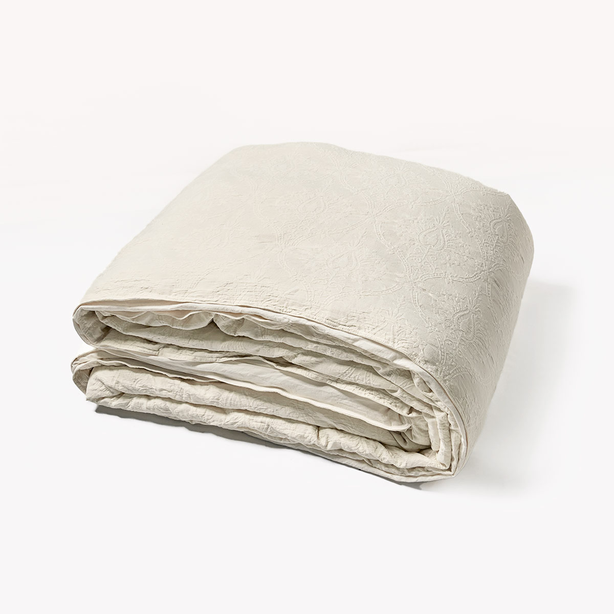 EDREDÓN RIPLEY HOME CLASSIC COLLECTION JACQUARD QUEEN BLANCO - 4