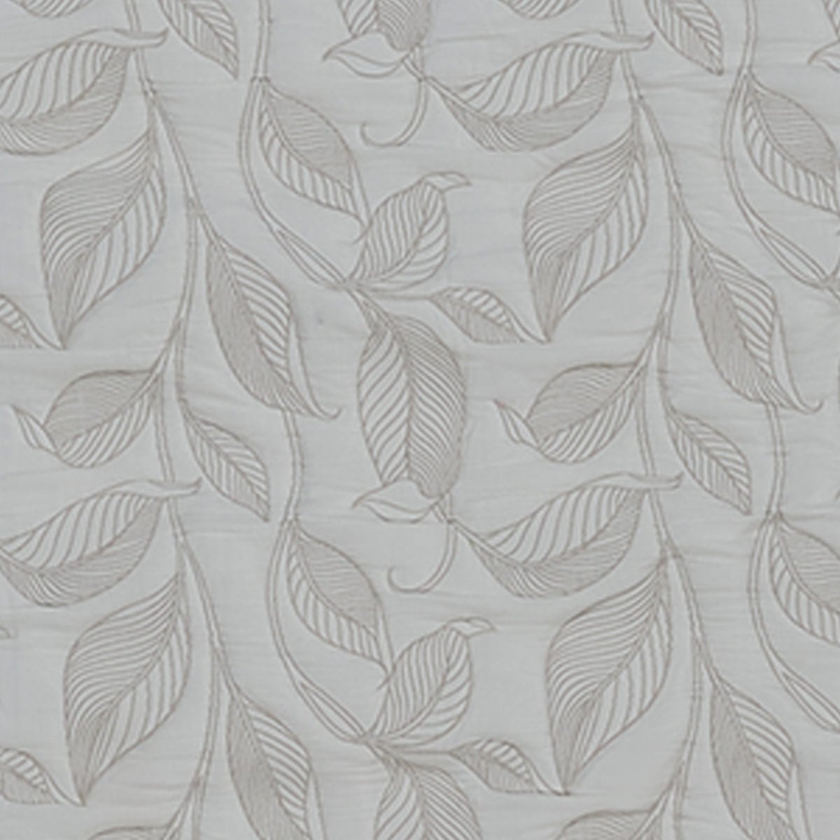 CUBRECAMA RIPLEY HOME JACQUARD KING HOJAS TAUPE - 5
