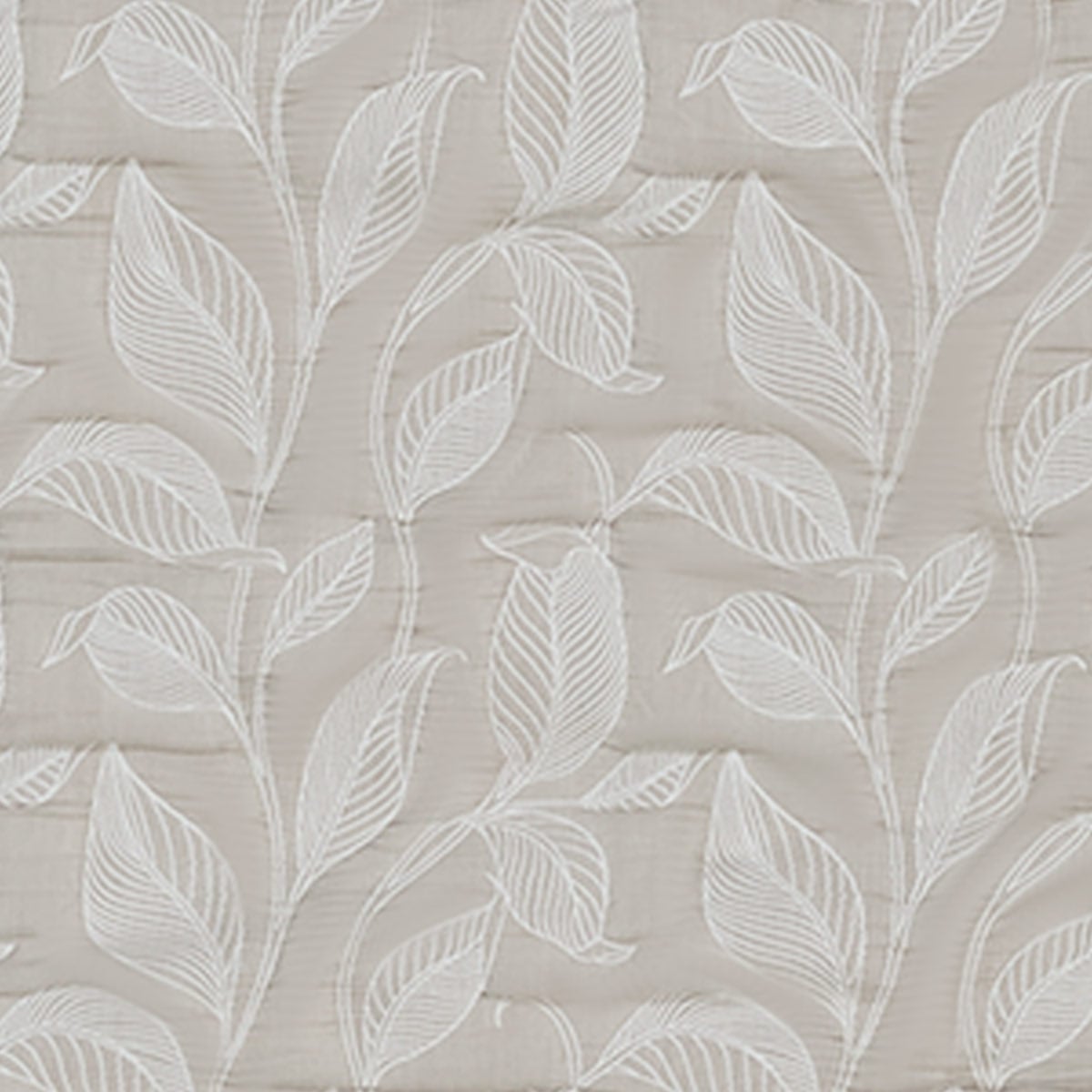 CUBRECAMA RIPLEY HOME JACQUARD KING HOJAS TAUPE - 6