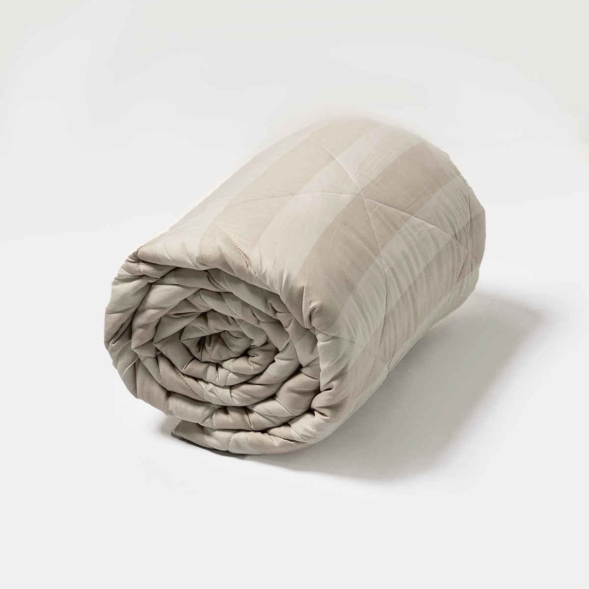 EDREDÓN RIPLEY HOME PROMO RAYAS 2 PLAZAS BEIGE - 4