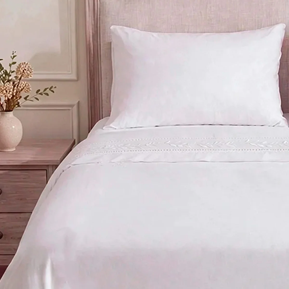 SET DE SÁBANAS RIPLEY HOME BRODERIE 1.5 PLAZAS HOJAS - 3