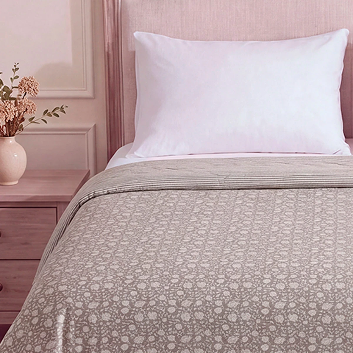 CUBRECAMA RIPLEY HOME ULTRASONIC ROM ESTAMPADO KING VERDE - 3
