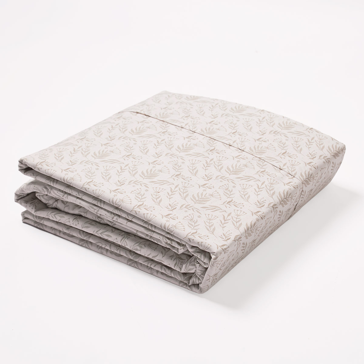 SET DE SÁBANAS RIPLEY HOME ESTAMPADA 144 HILOS QUEEN HOJAS TAUPE - 4