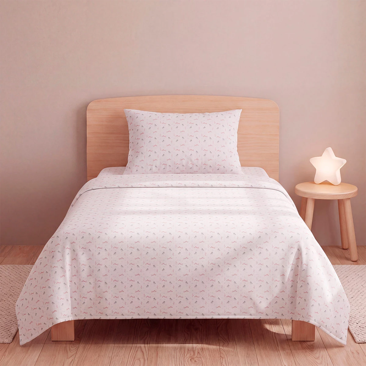 SET SÁBANAS RIPLEY HOME ESTAMPADA 1.5 PLAZAS ANIMAL PRINT ZOO - 1