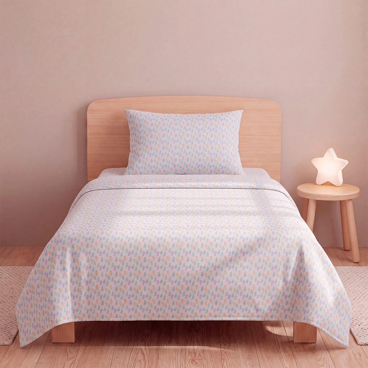 SET SÁBANAS RIPLEY HOME ESTAMPADA 2 PLAZAS ANIMAL PRINT PALM - 1