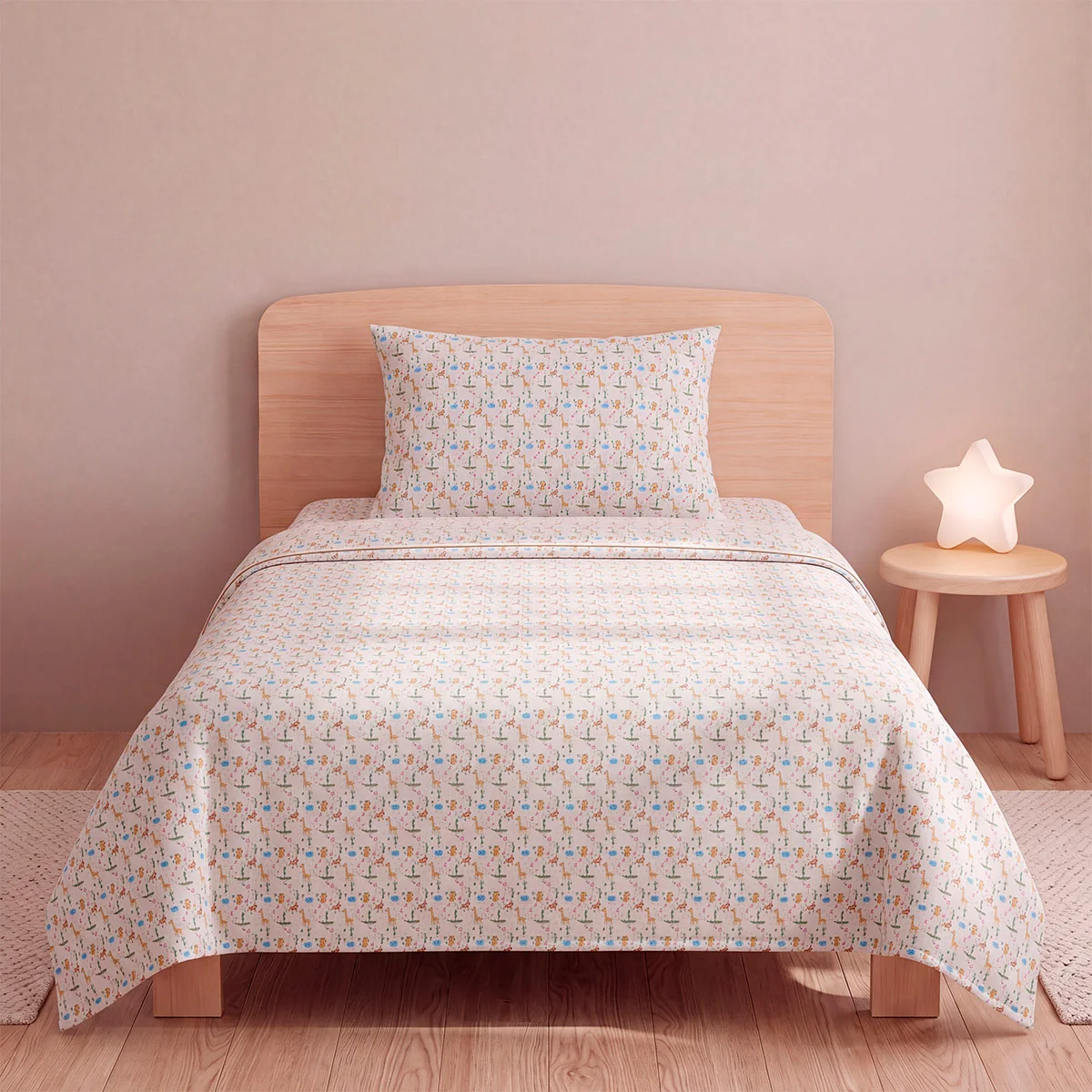 SET SÁBANAS RIPLEY HOME ESTAMPADA 2 PLAZAS DOGGIE AND CAT SAF - 1