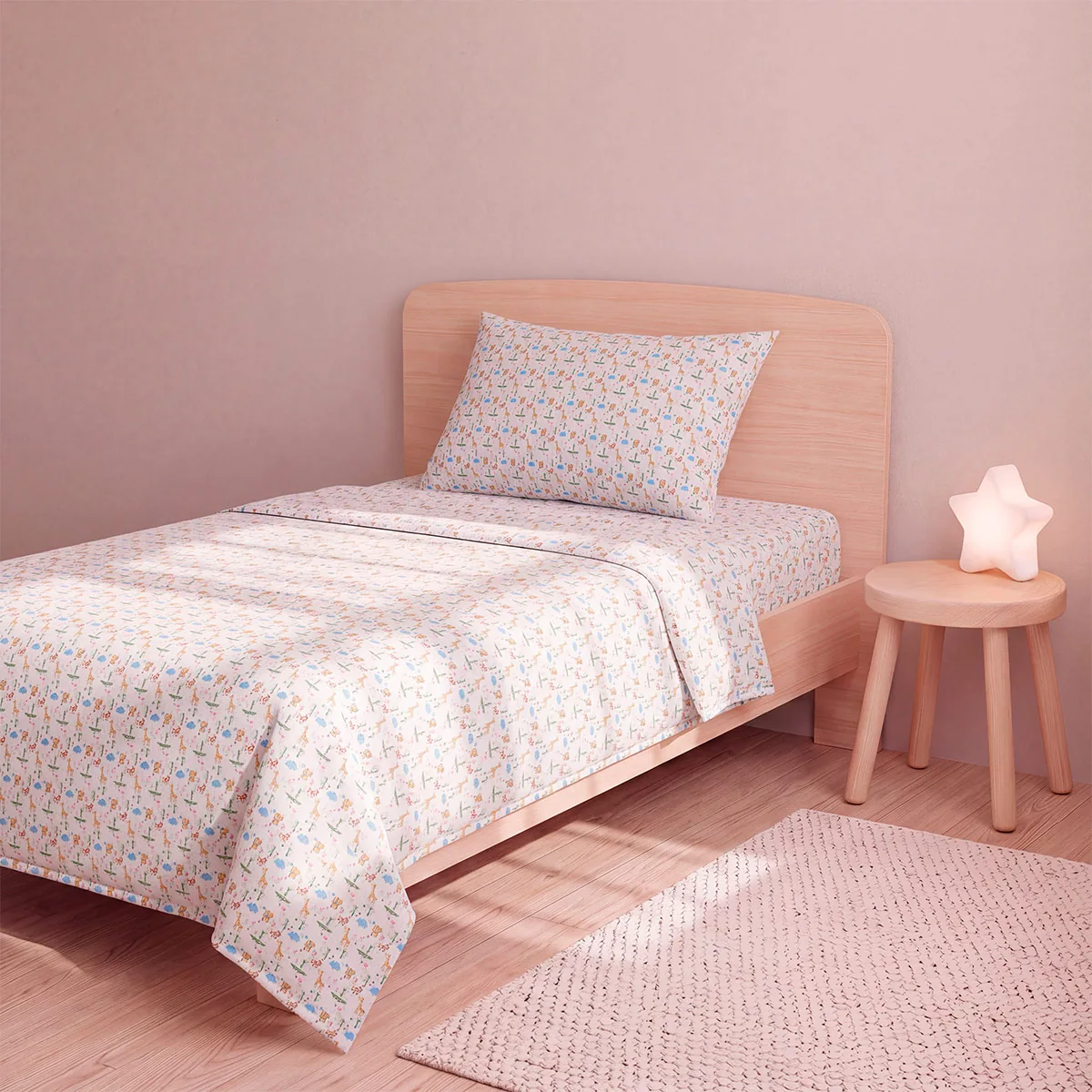 SET SÁBANAS RIPLEY HOME ESTAMPADA 2 PLAZAS DOGGIE AND CAT SAF - 2