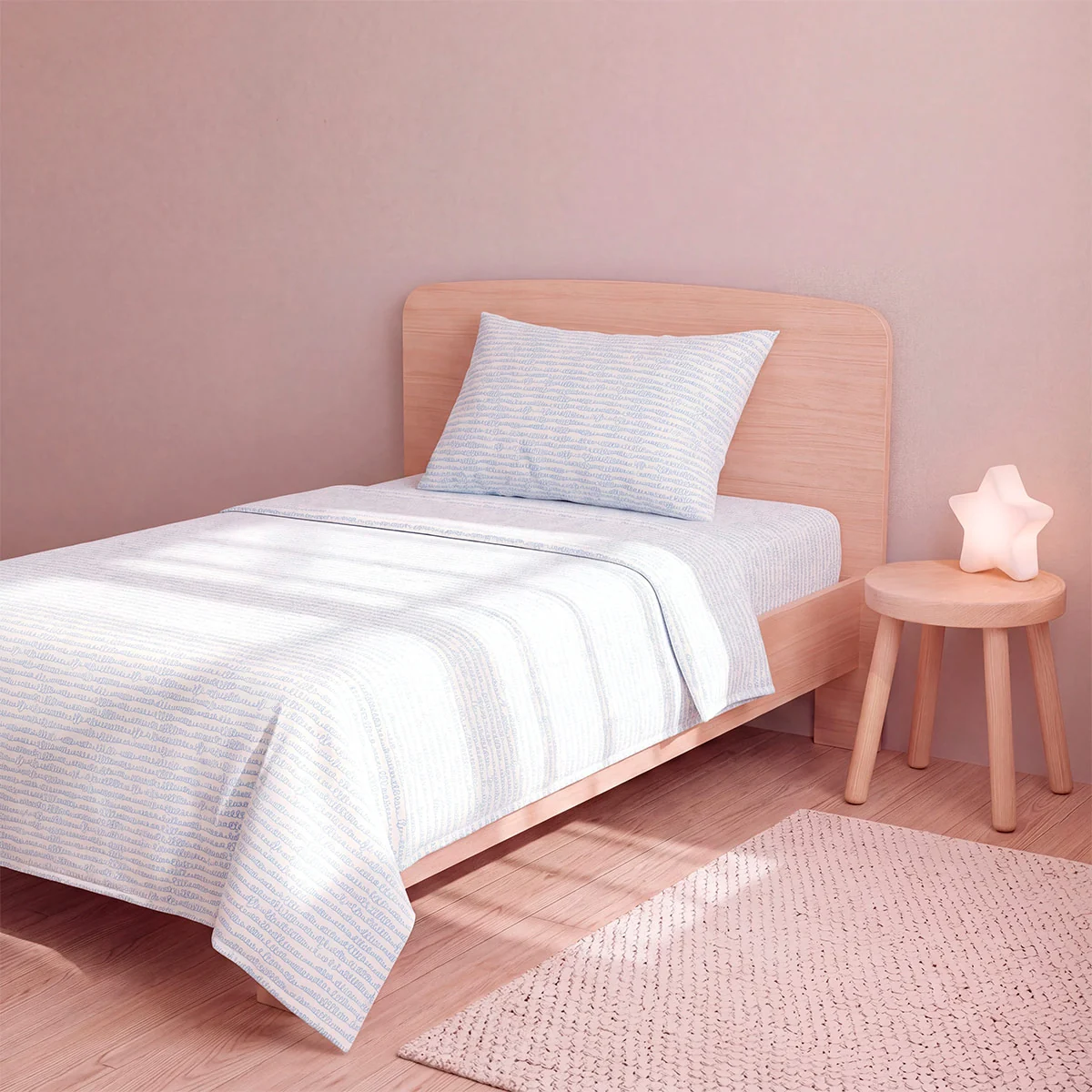 SET SÁBANAS RIPLEY HOME ESTAMPADA 1.5 PLAZAS CORAZONES - 2
