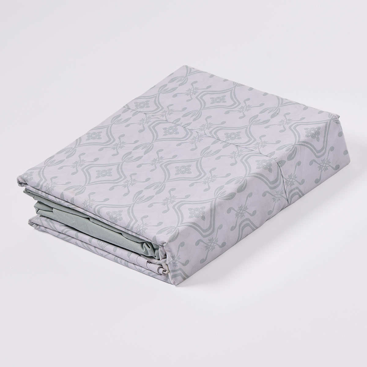 SET DE SÁBANAS RIPLEY HOME ESTAMPADA 180 HILOS QUEEN BOTÁNICA ORNAMENTAL - 4