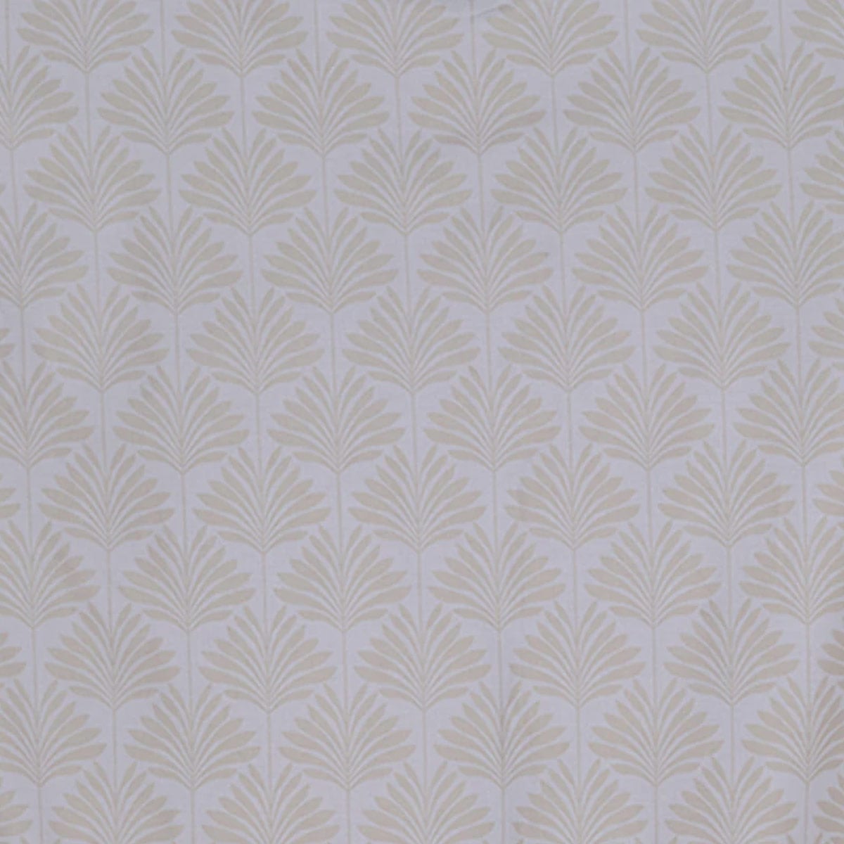 SET DE SÁBANAS RIPLEY HOME ESTAMPADA 180 HILOS 2 PLAZAS HOJAS ABANICO TAUPE - 5