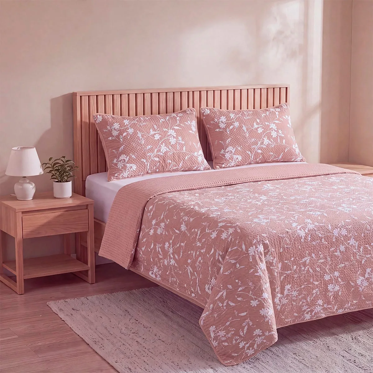 CUBRECAMA RIPLEY HOME ULTRASONIC ESTAMPADO KING FLOR - 2