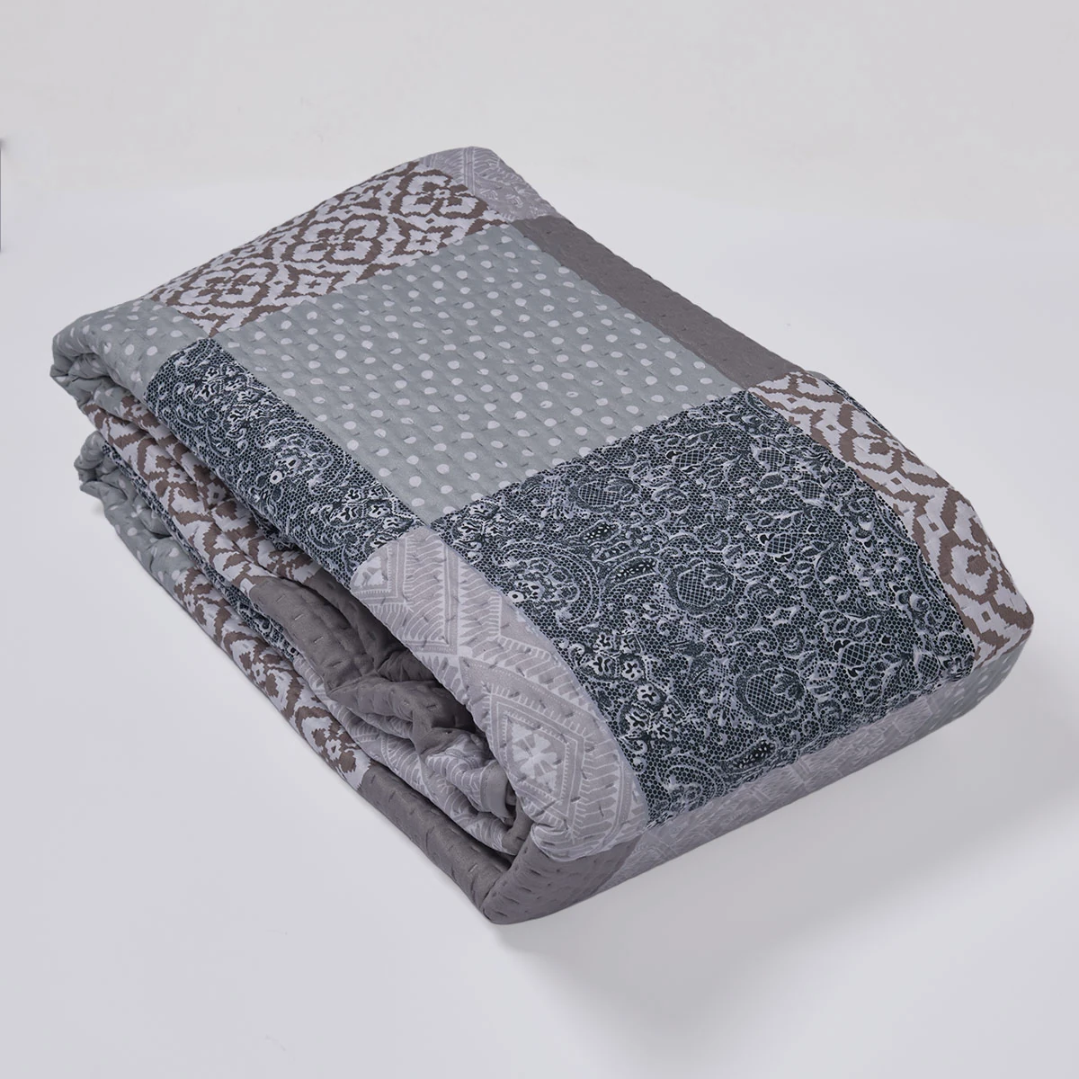 CUBRECAMA RIPLEY HOME ULTRASONIC 2 PLAZAS PATCH AZUL - 4