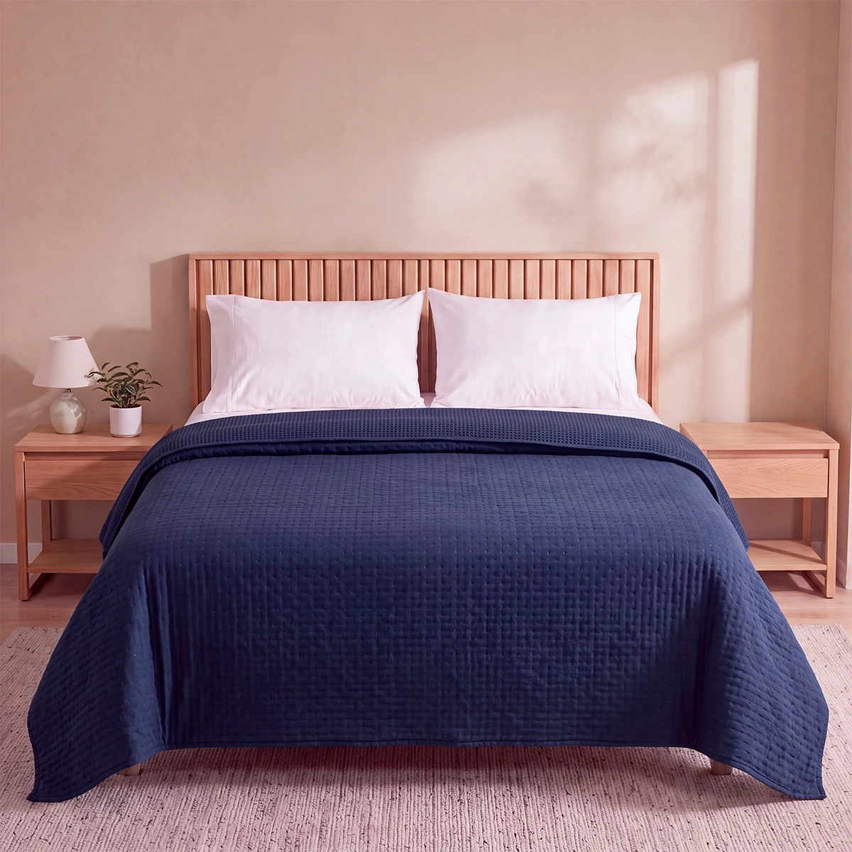 CUBRECAMA RIPLEY HOME ULTRASONIC KING AZUL - 1