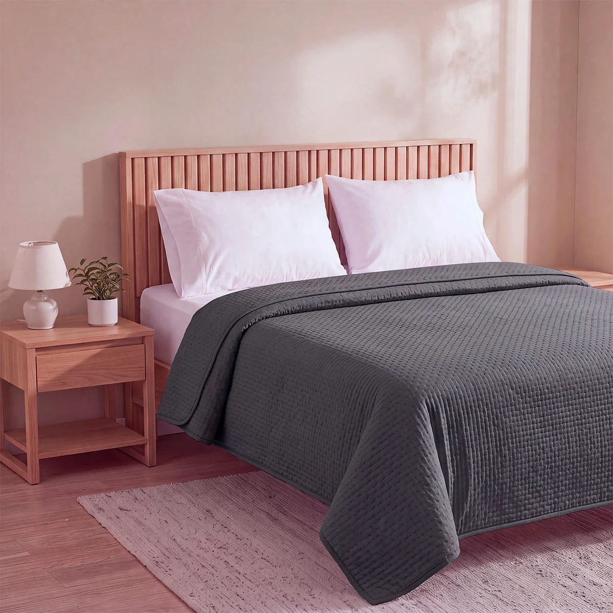 CUBRECAMA RIPLEY HOME ULTRASONIC 2 PLAZAS GRAFITO - 2