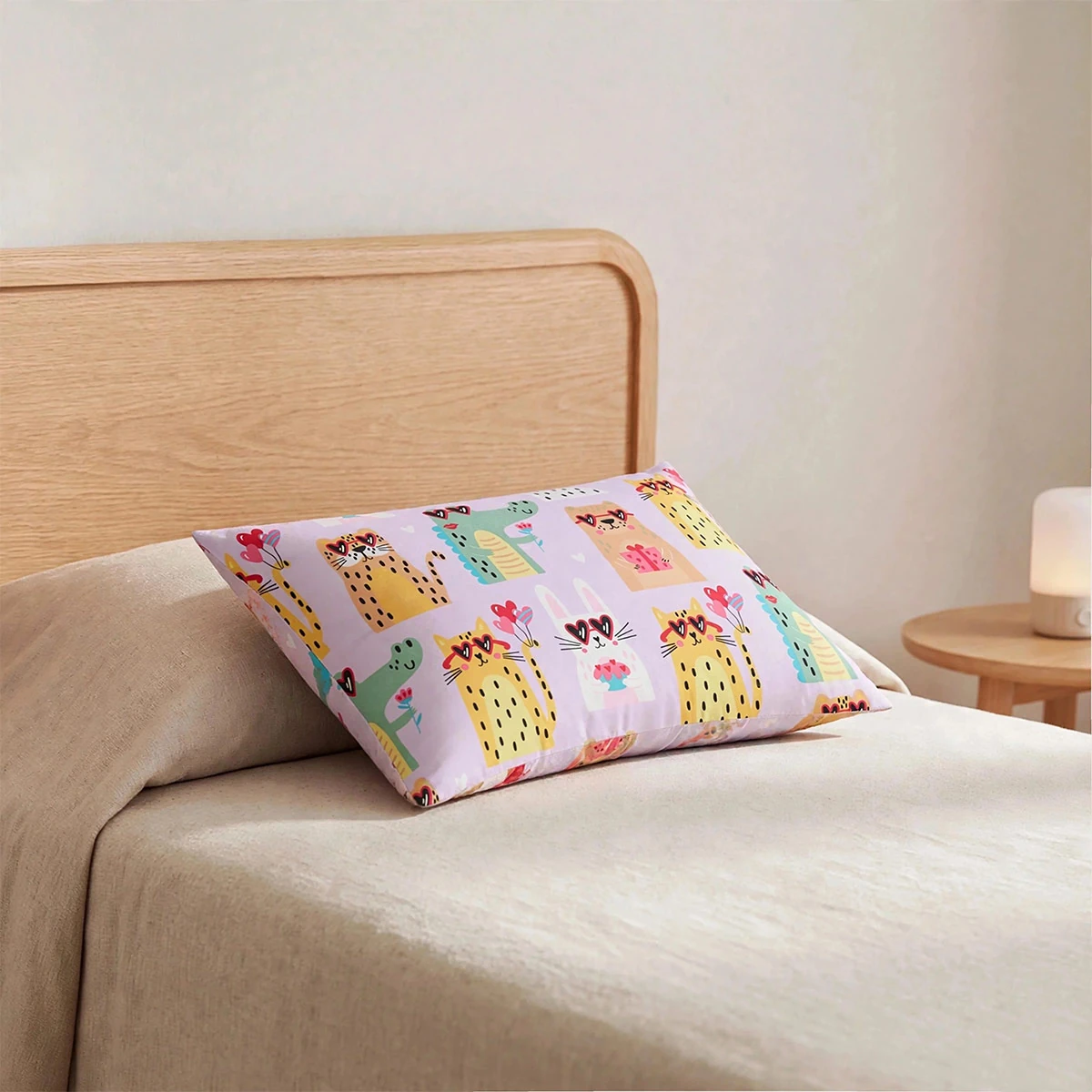 FUNDA ALMOHADA EDREDÓN RIPLEY HOME DOGGIE AND CAT ROSADO - 1