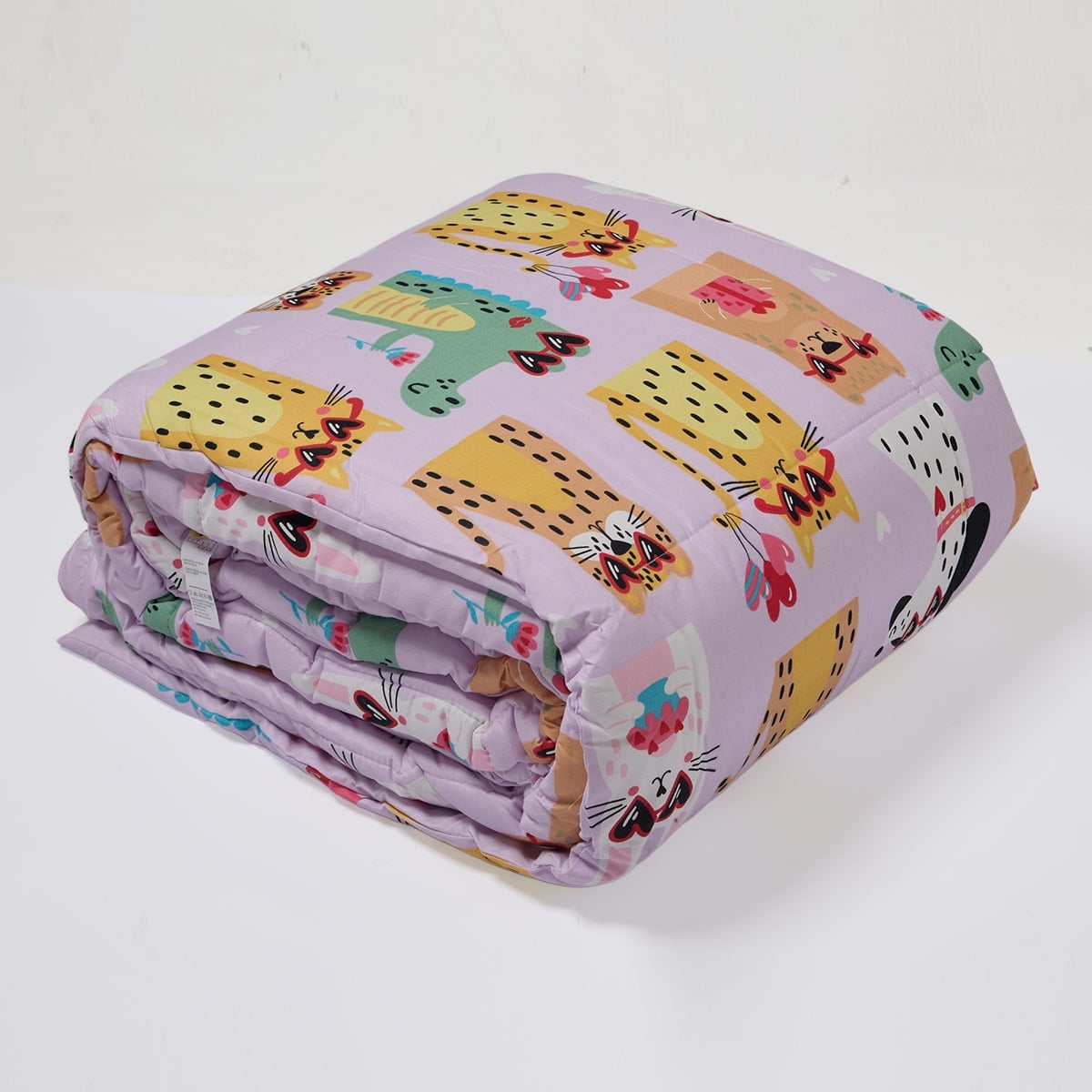 EDREDÓN RIPLEY HOME MICROFIBRA 1.5 PLAZAS DOGGIE AND CAT  - 4