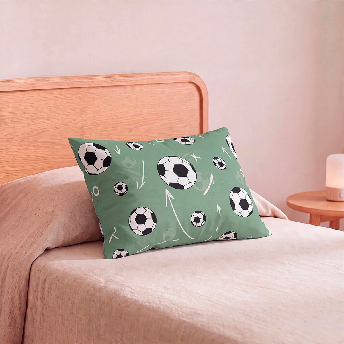 FUNDA ALMOHADA EDREDÓN RIPLEY HOME FOOTBALL VERDE - 1
