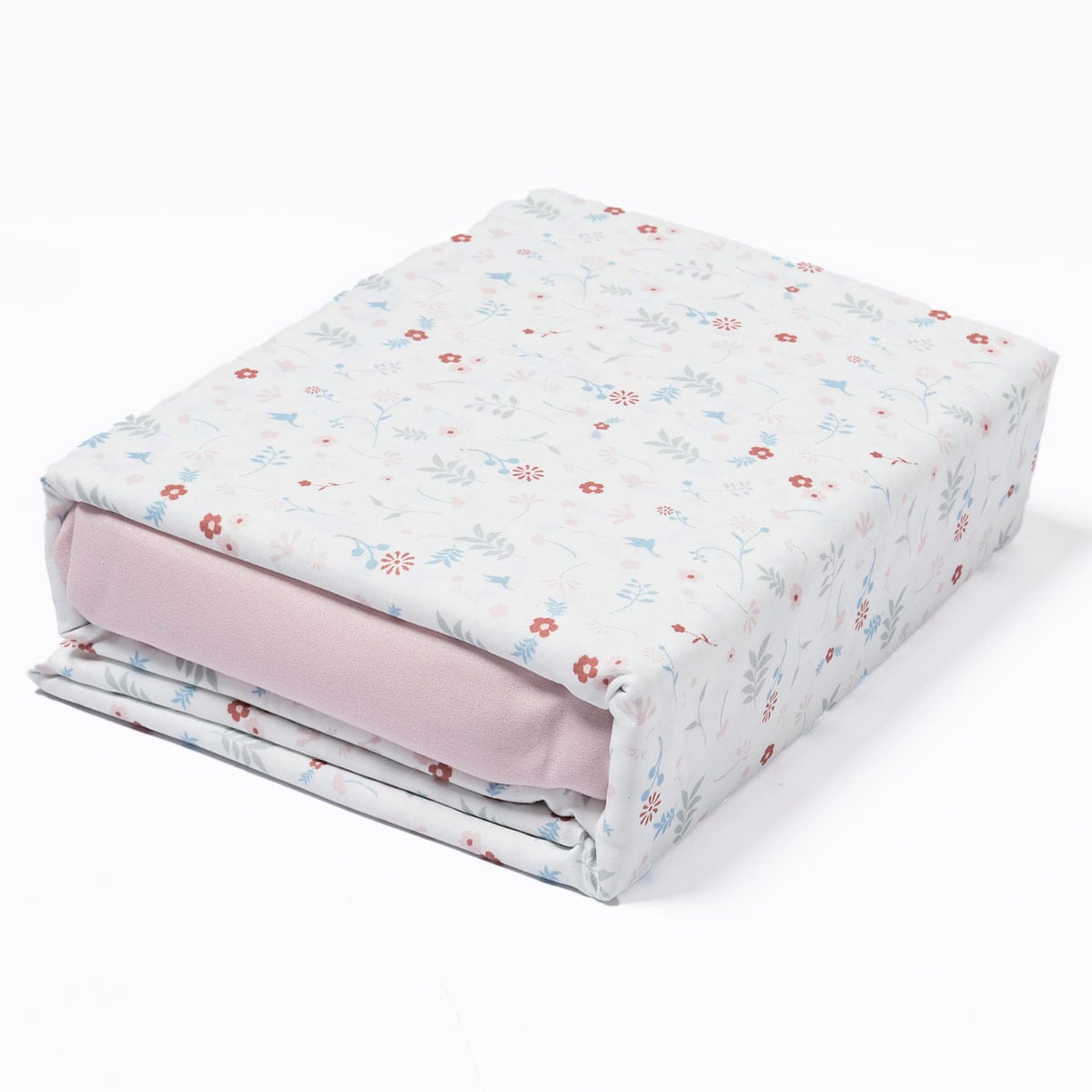 SET DE SÁBANAS RIPLEY HOME ESTAMPADA LISA 4 SHAMS QUEEN FLOR ROSA - 4