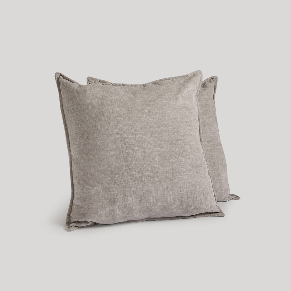 SET X2 COJINES RIPLEY HOME ROM 50X50 CM GRIS - 3