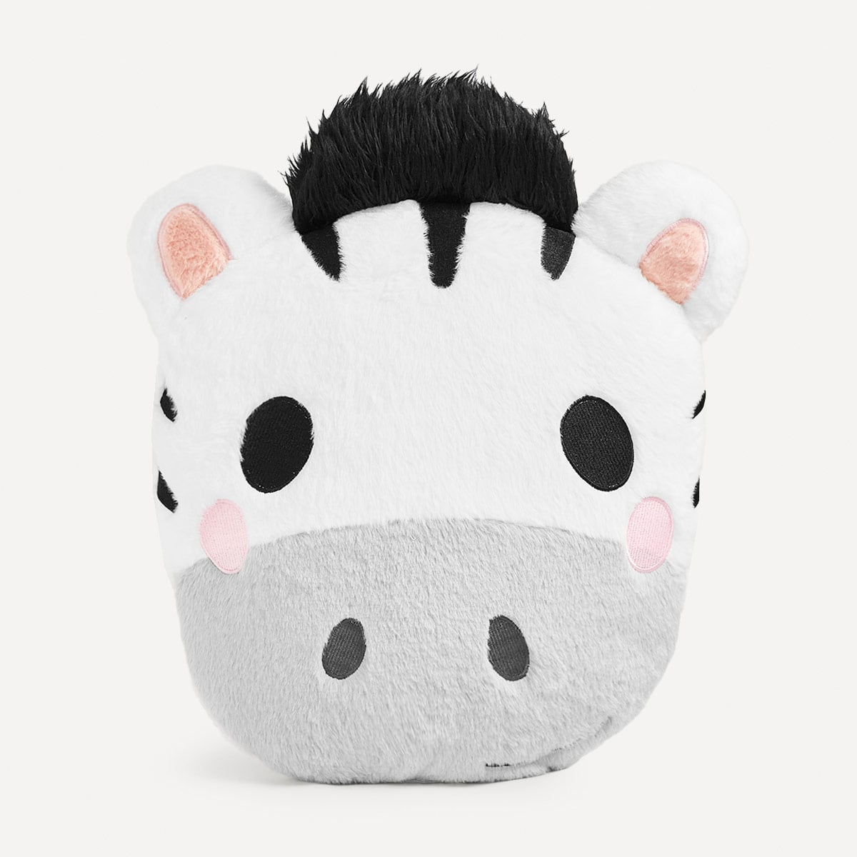 COJÍN RIPLEY HOME FORMA ZEBRA 38X42 CM BLANCO - 1