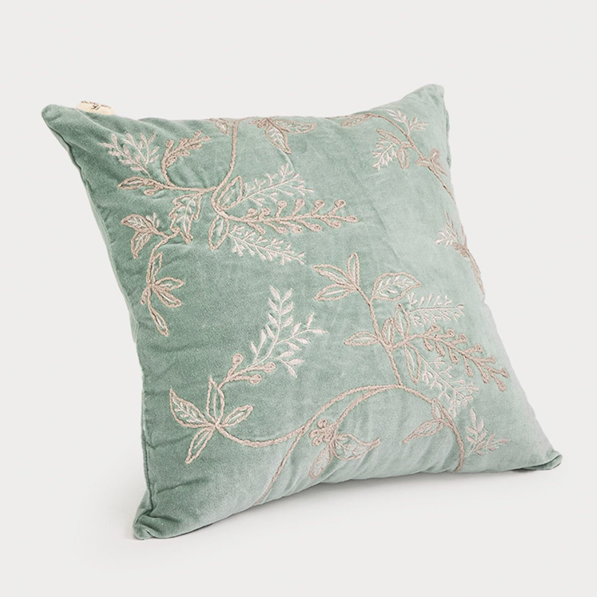 COJÍN RIPLEY HOME ROMANTIC VELVET 45X45 CM VERDE - 2