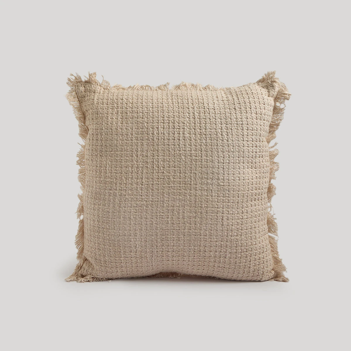 COJÍN RIPLEY HOME FLECOS 45X45 CM BEIGE - 2