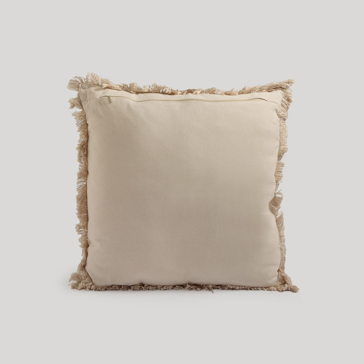 COJÍN RIPLEY HOME FLECOS 45X45 CM BEIGE - 3
