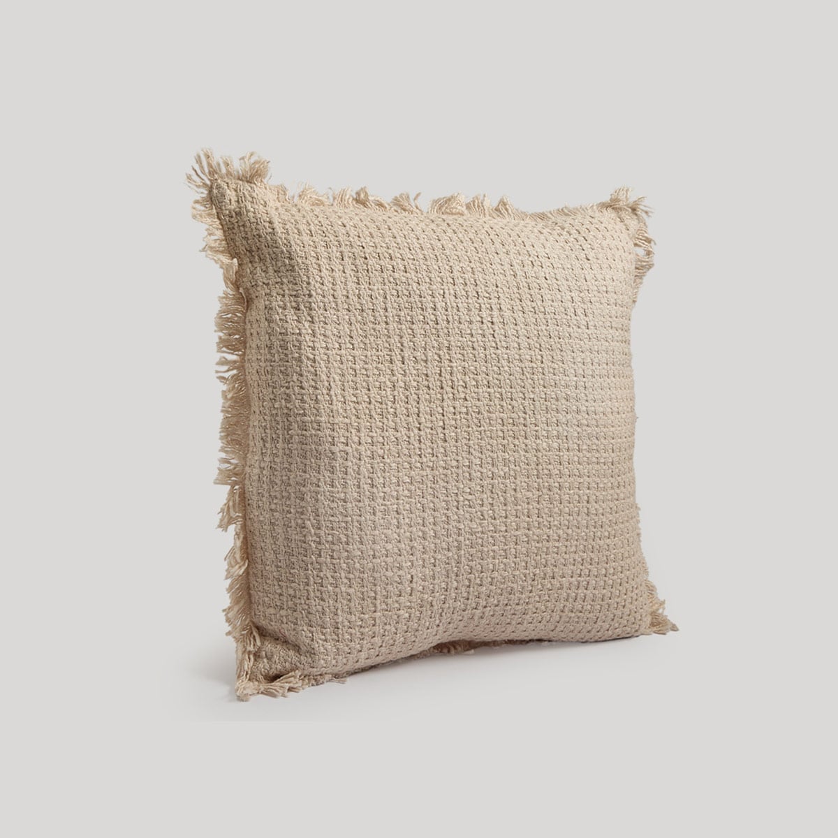 COJÍN RIPLEY HOME FLECOS 45X45 CM BEIGE - 4