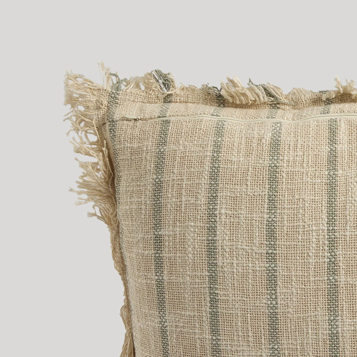 COJÍN RIPLEY HOME TEXTURA LÍNEAS 50X50 CM VERDE - 4
