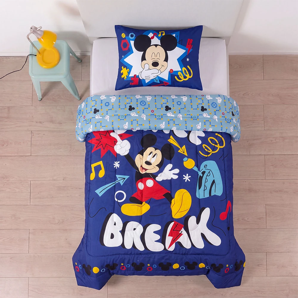 EDREDÓN DISNEY MICKEY BREAK 1.5 PLAZAS AZUL - 4