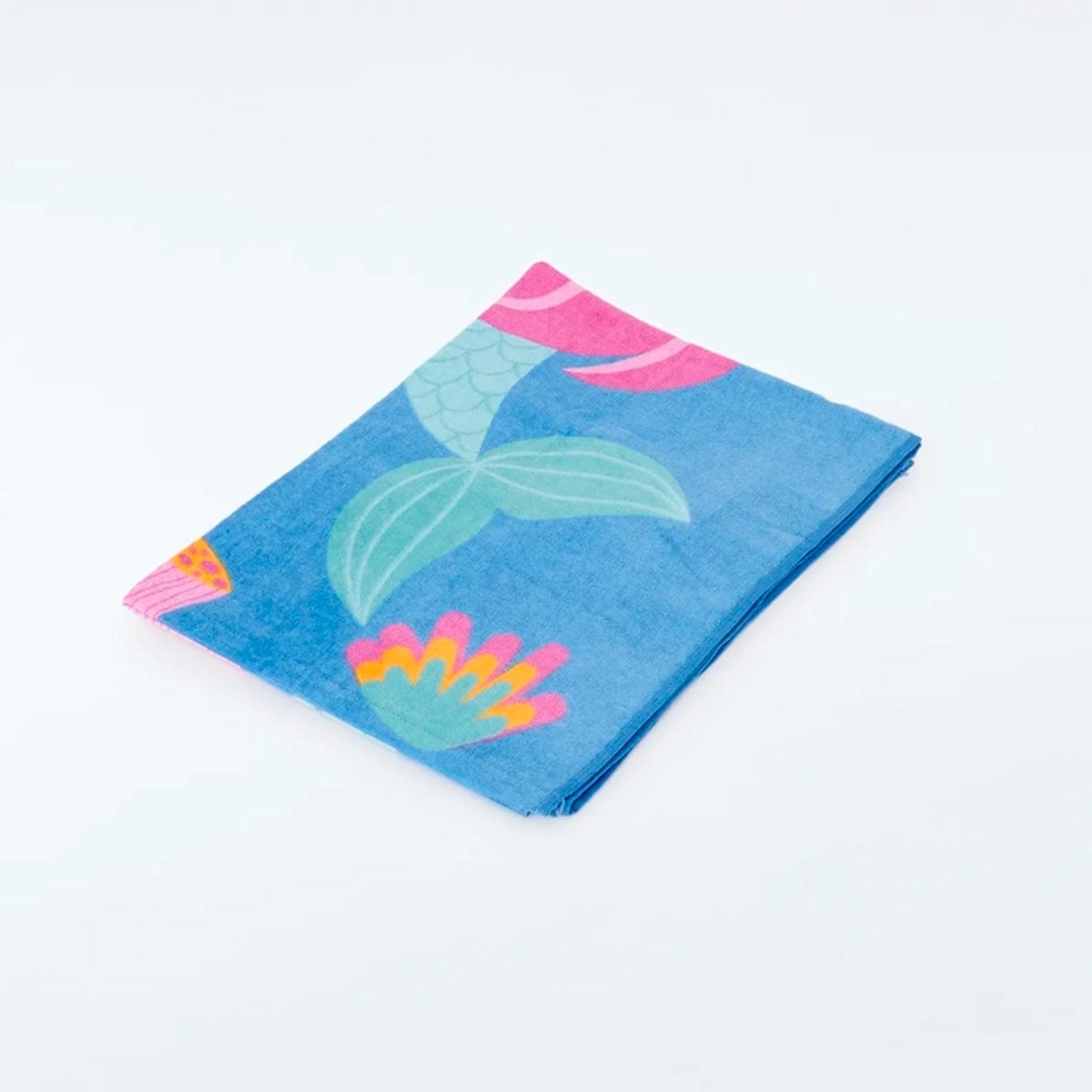 PONCHO PLAYA RIPLEY HOME SIRENA 60X120 CM CELESTE - 2