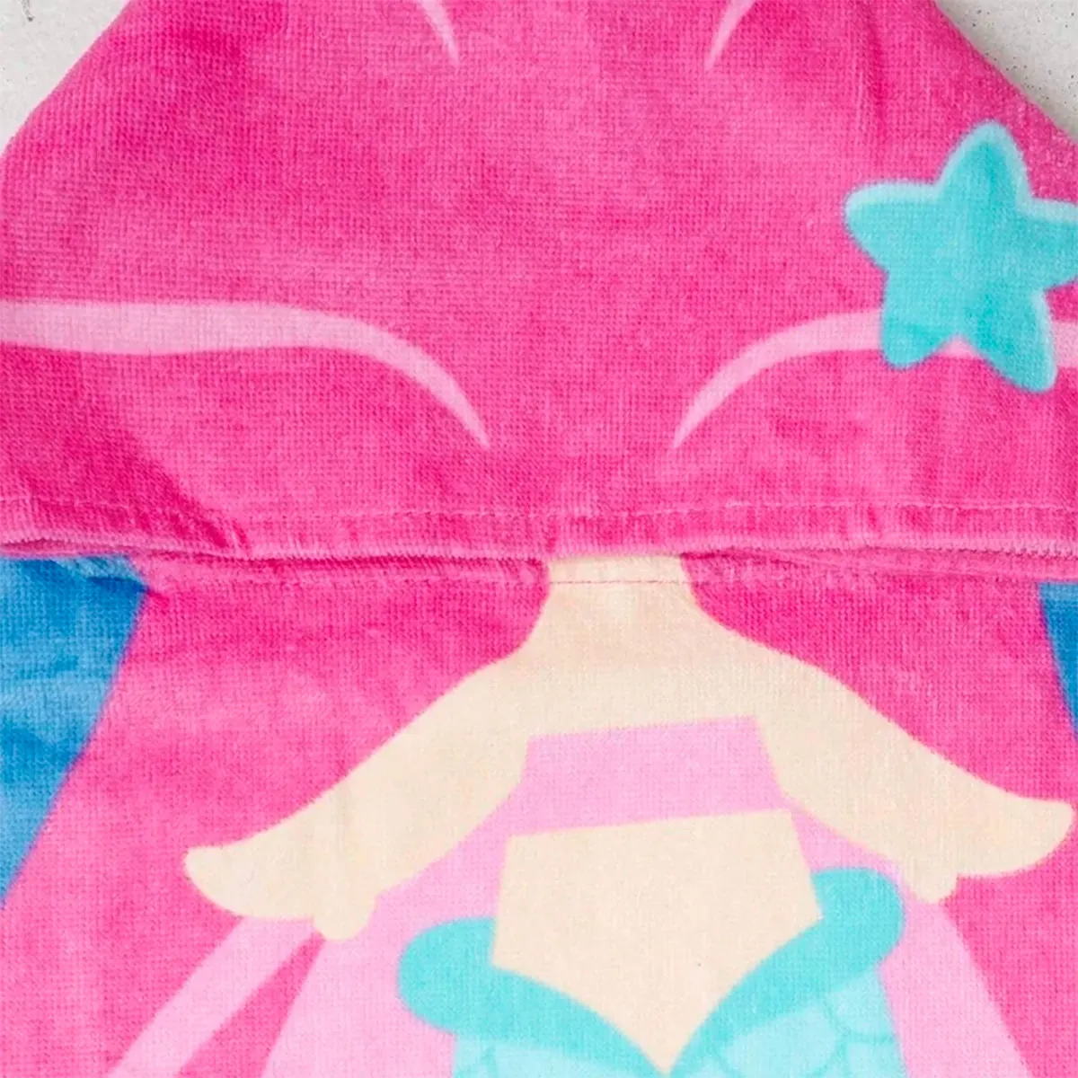 PONCHO PLAYA RIPLEY HOME SIRENA 60X120 CM CELESTE - 3