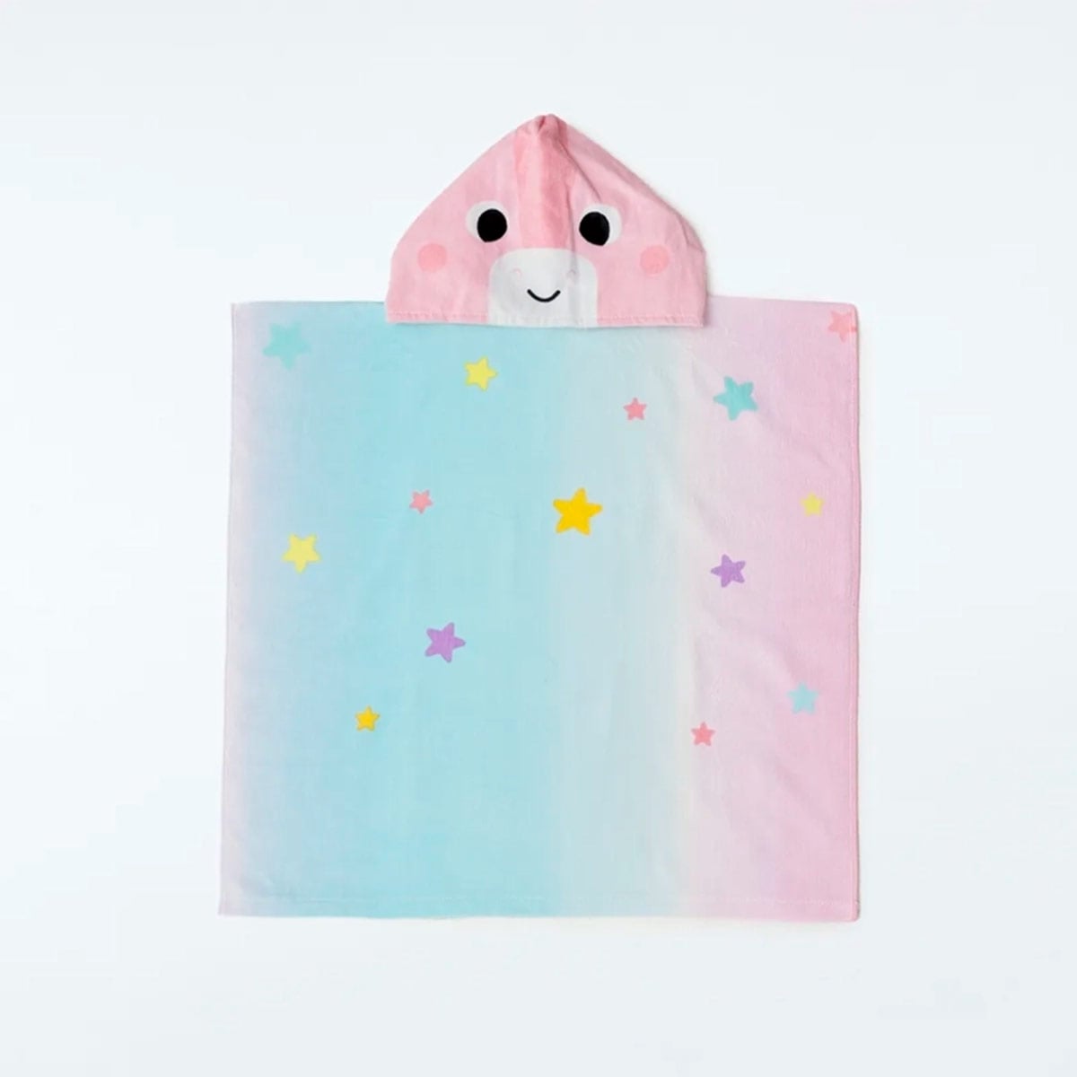 PONCHO PLAYA RIPLEY HOME UNICORNIO 60X120 CM ROSADO - 1