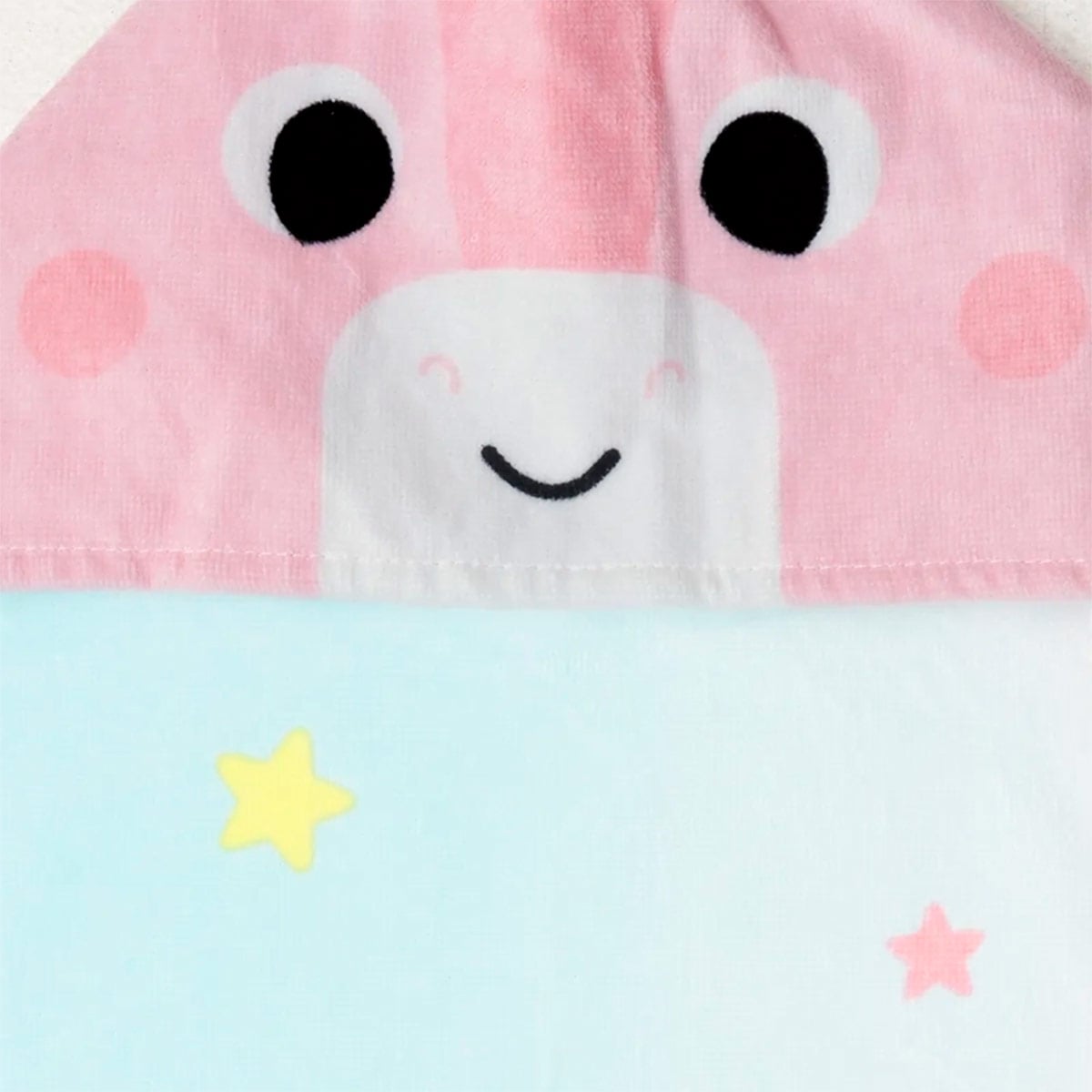 PONCHO PLAYA RIPLEY HOME UNICORNIO 60X120 CM ROSADO - 3