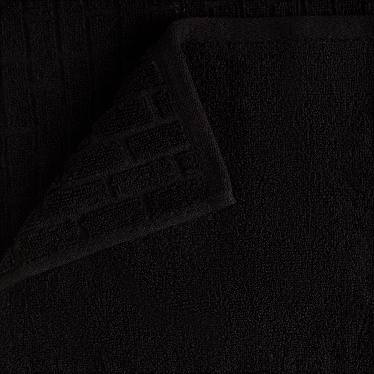 TOALLA DE MANO BRICKS NEGRO 50X80 CM - 2