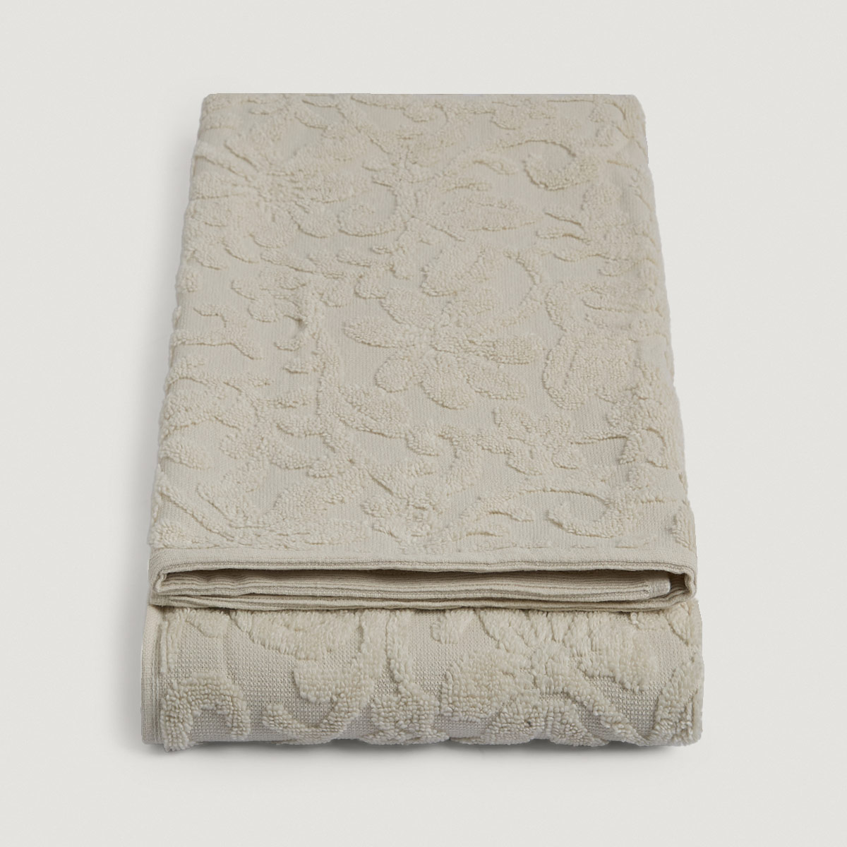 TOALLA DE BAÑO RIPLEY HOME JACQUARD 70X140 CM BEIGE  - 3