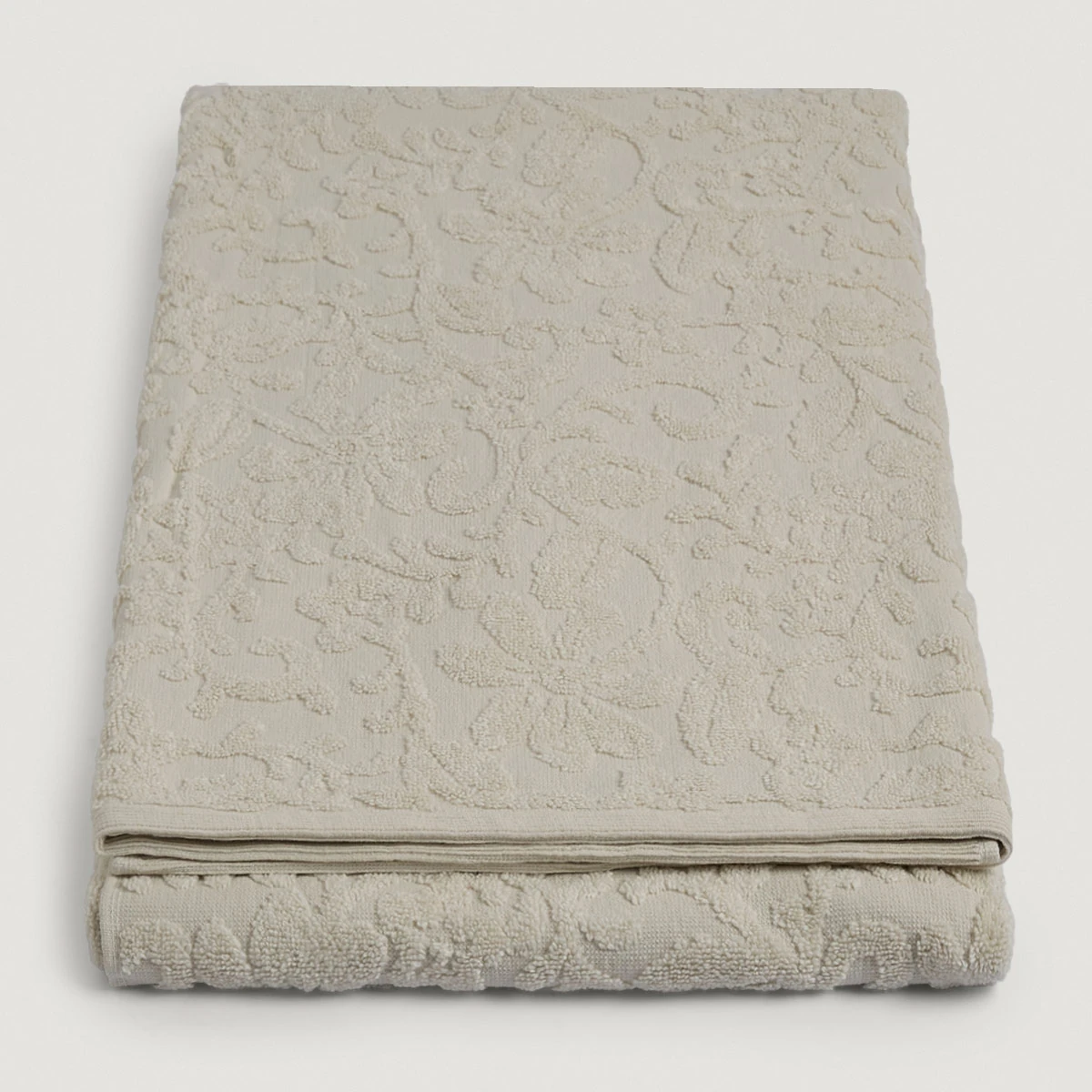 TOALLA DE BAÑO RIPLEY HOME JACQUARD 100X160 CM BEIGE  - 3