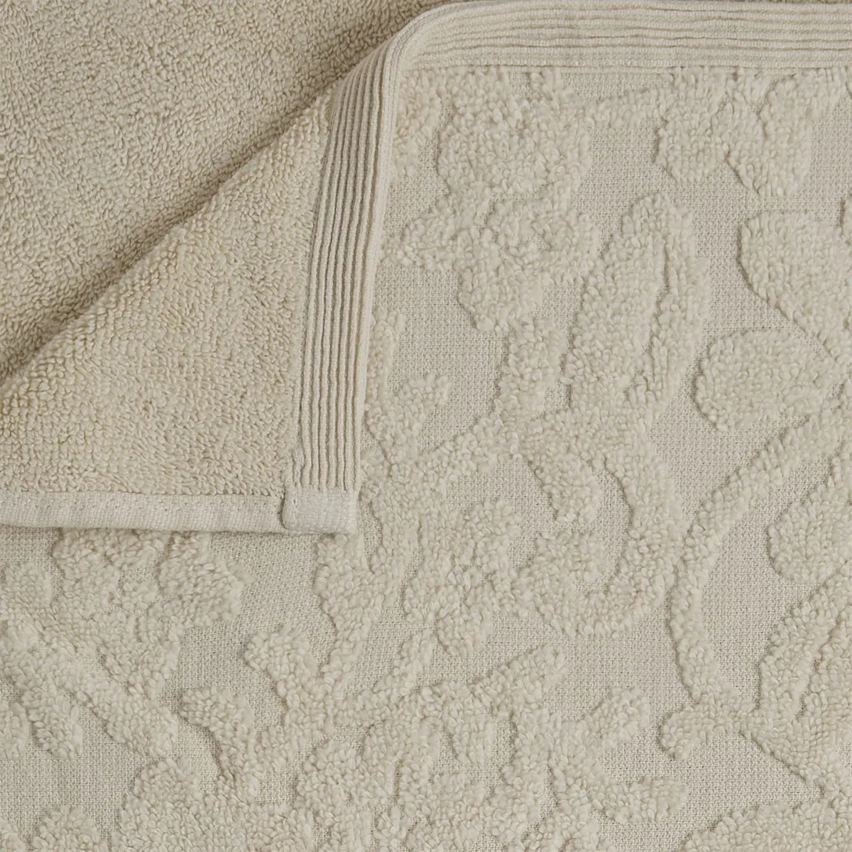 TOALLA DE BAÑO RIPLEY HOME JACQUARD 100X160 CM BEIGE  - 4