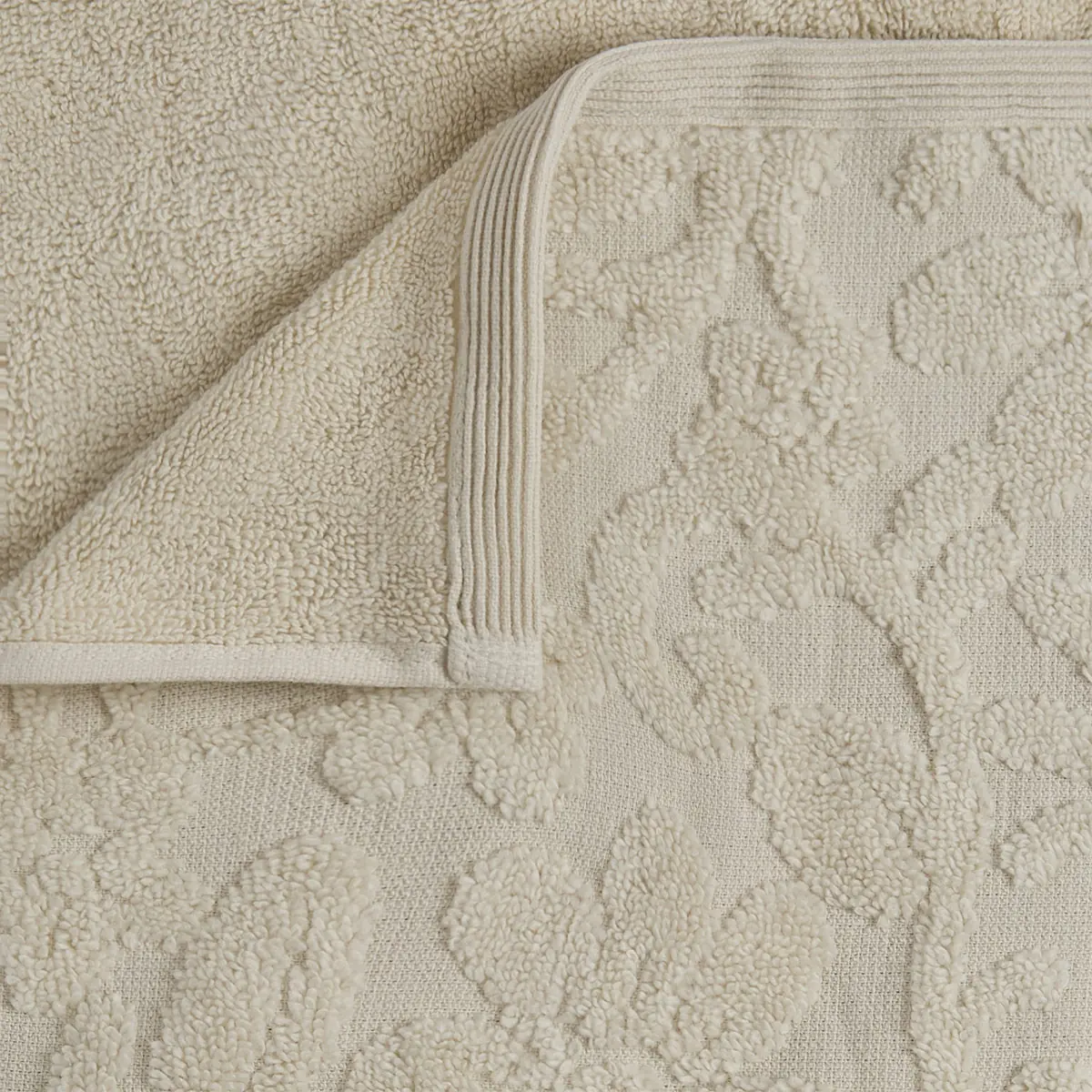 TOALLA DE MANO RIPLEY HOME JACQUARD BEIGE - 5
