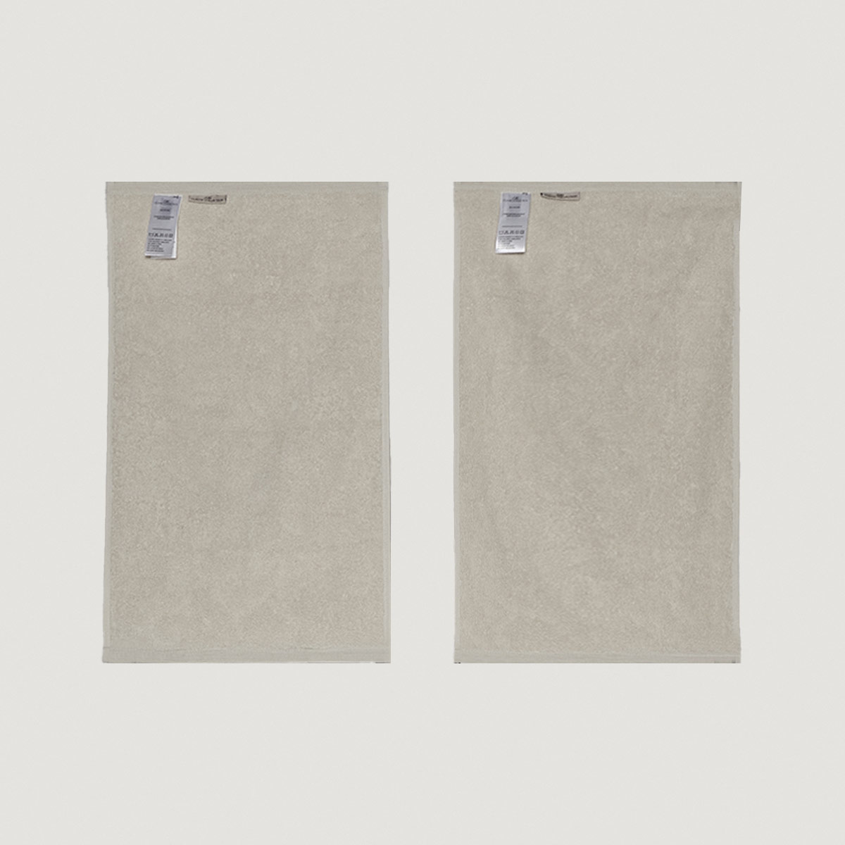 SET X2 TOALLAS VISITA RIPLEY HOME JACQUARD BEIGE  - 3