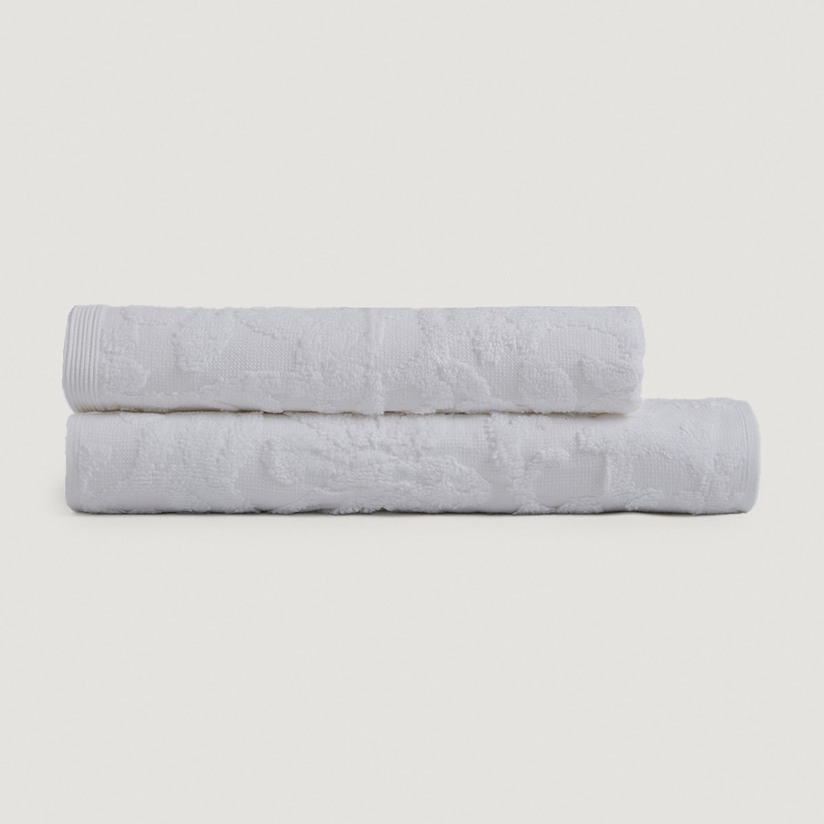 SET X2 TOALLAS VISITA RIPLEY HOME JACQUARD BLANCO  - 4