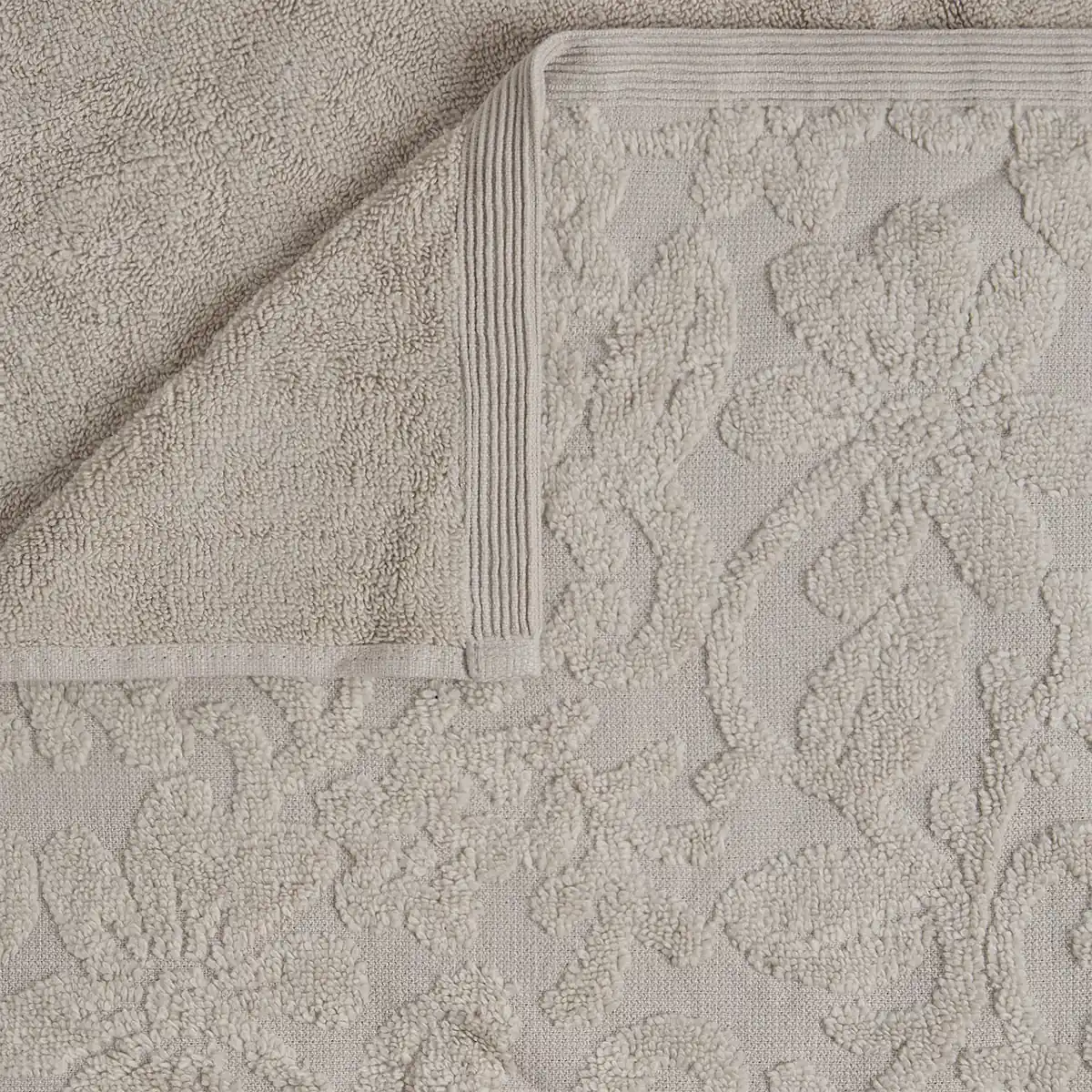 TOALLA DE BAÑO RIPLEY HOME JACQUARD 100X160 CM GRIS  - 5