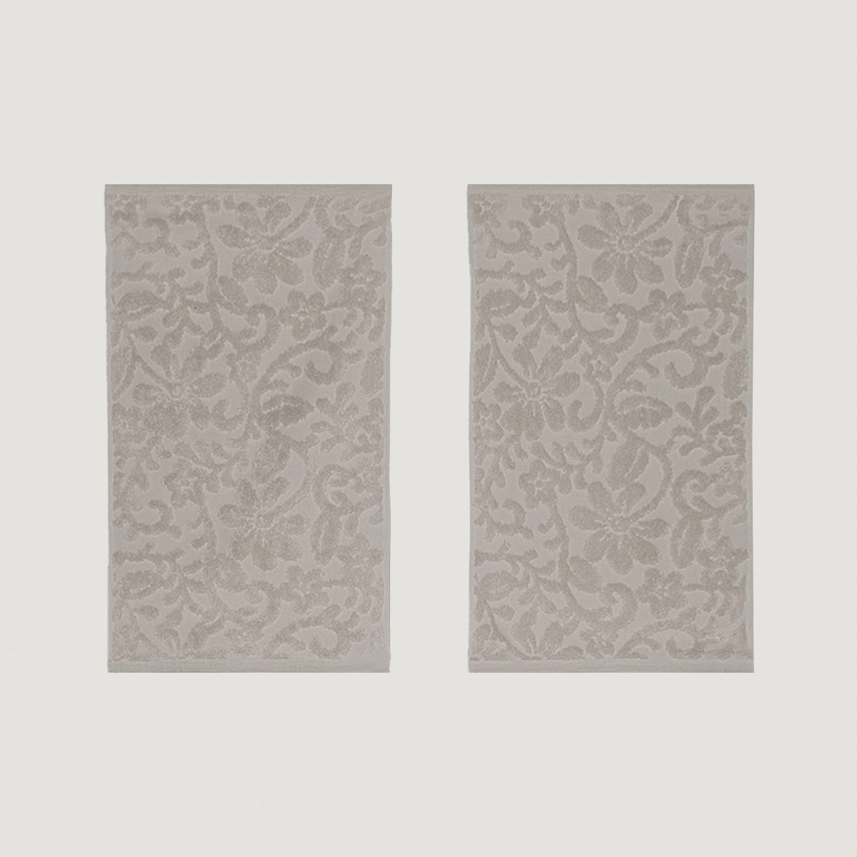 SET X2 TOALLAS VISITA RIPLEY HOME JACQUARD GRIS  - 2