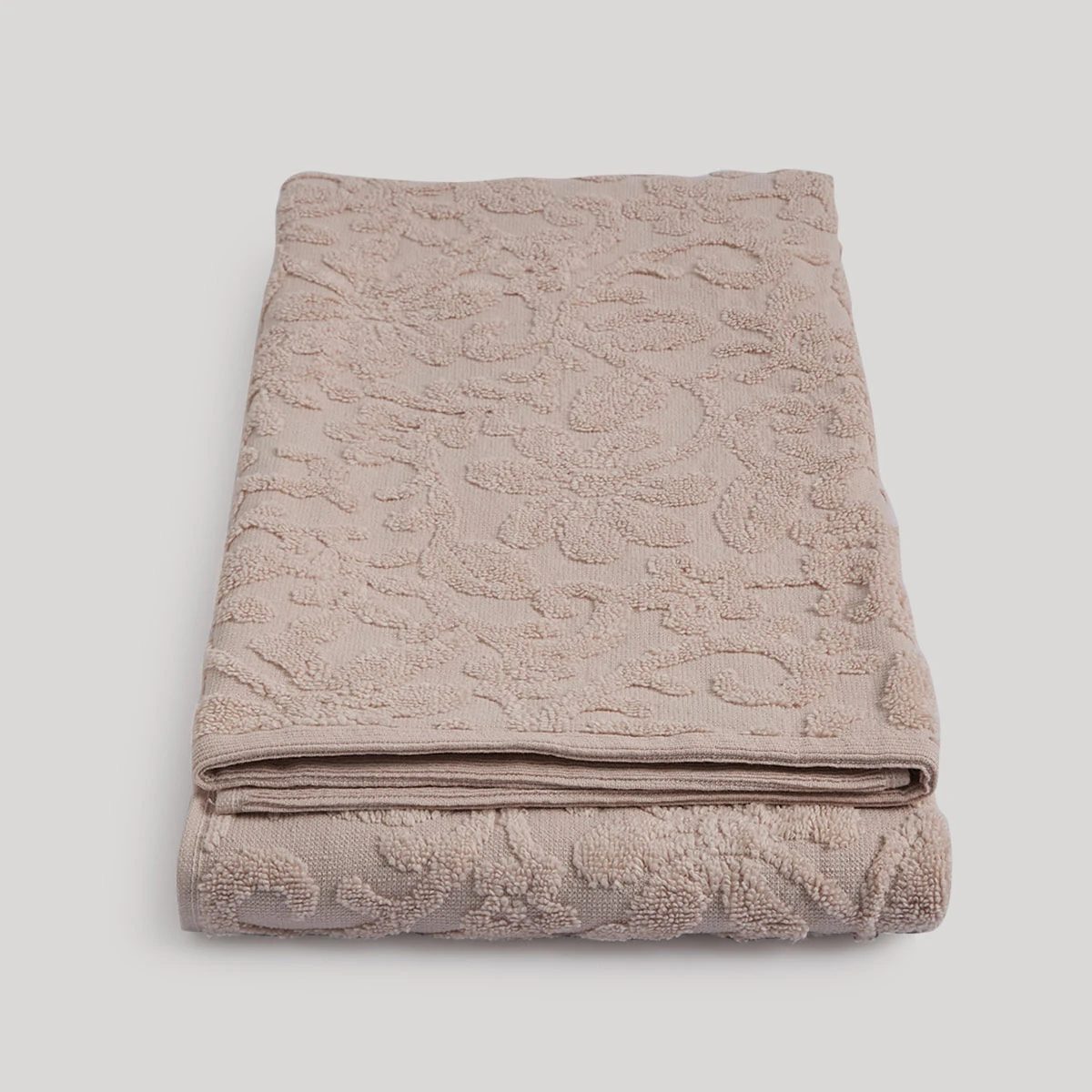 TOALLA DE BAÑO RIPLEY HOME JACQUARD 70X140 CM ROSADO  - 4
