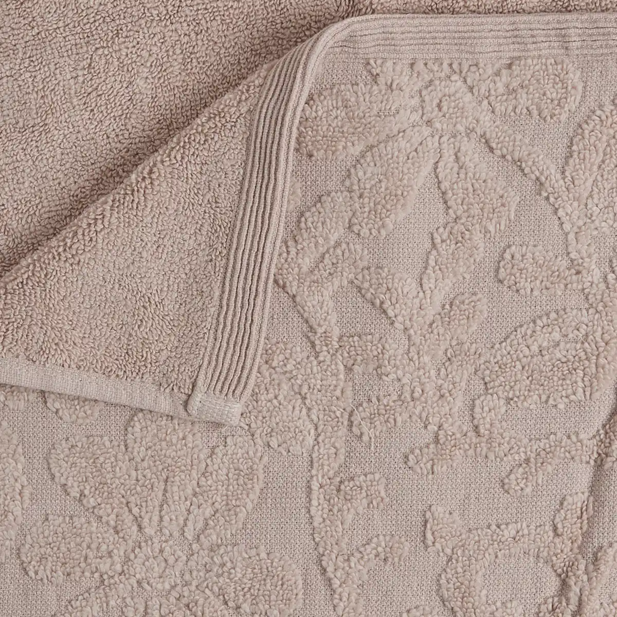 TOALLA DE BAÑO RIPLEY HOME JACQUARD 70X140 CM ROSADO  - 5